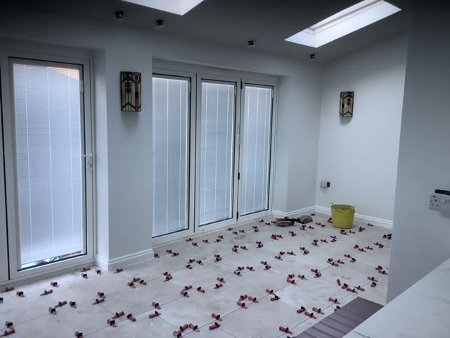 Premium tiling, Bulkington extension