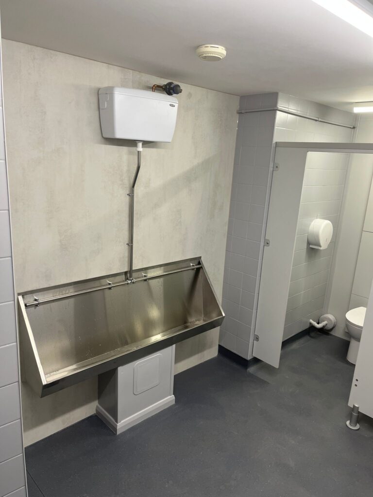 Refurbished bathroom facilities at Wembrook Community Centre, Nuneaton